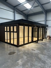 Garden office building insulated