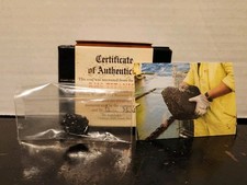 Genuine Coal Recovered from Boiler of RMS Titanic In A Decorative Box & With COA
