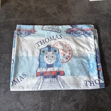 Vintage 1990s Thomas The Tank engine single duvet Cover  blue Kids Fabric