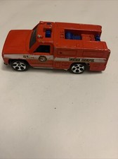 Hot Wheels Fire Dept. Truck 1974 Malaysia - Good Condition Diecast