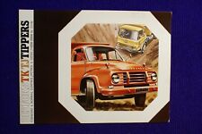 BEDFORD TK/TJ TIPPERS TRUCK LORRY CHASSIS BROCHURE SPECIFICATION 1966