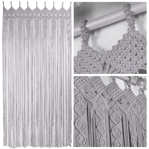 Macrame door curtains - macrame,