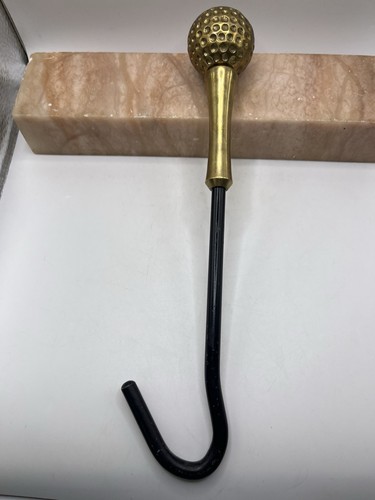 Vintage brass golf ball - brass,