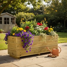4ft long 47cm tall decking - long,