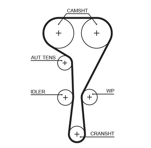 Gates 5550xs timing - gates, belt