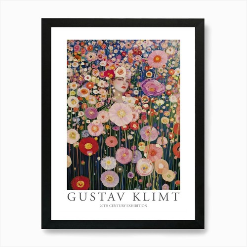 Gustav klimt print - gustav, flowers