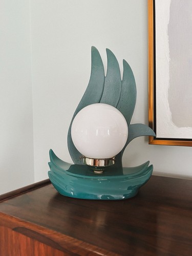 Rare vintage teal - vintage, art