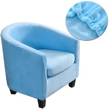 Soft Velvet Tub Chair Covers