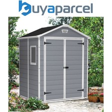 Keter Manor Grey Garden Shed 6