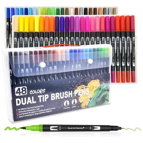 Colored marker pens for - colored,