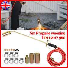 Long Arm Propane Butane Gas Torch Burner Blow Set Roofer Roofing Brazing+5M Hose