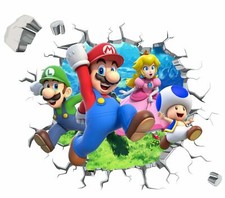 Super Mario Wall Decal 3D Art