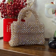 Crystal Bead Bag Handbags Wedding Portable Holiday Gifts Party Clutch Purses