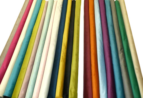 Plush plain velvet upholstery - plush,
