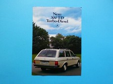 Brochure - Mercedes W123