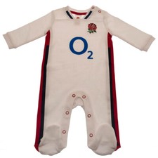 England Rugby Baby Grow Sleep Suit England RFU Baby pyjamas 6-9 Months Gift