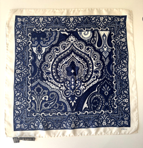 Vintage etro milano silk scarf - milano,