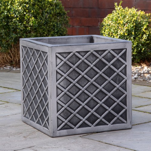 39cm large square plastic - large,
