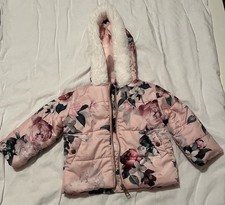 Lipsy Girls Pink Coat 2 Years