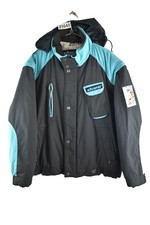 CAMPRI Black Padded Ski Jacket size L Mens Vintage Winter Snow Sports Casual