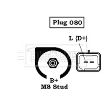 Alternator BBA2329 Borg & Beck 8200193100 7700105539 7711134267
