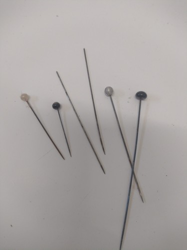 Old vintage hat pins - hat,