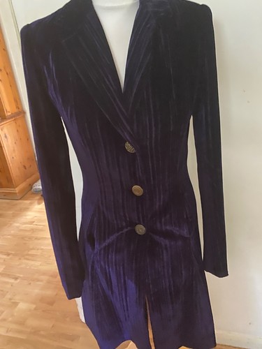 Joe browns purple velvet coat - browns,