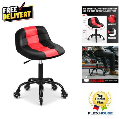 Adjustable rolling shop - rolling, stool