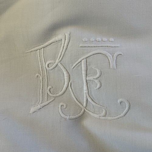 Antique french fine linen - antique,