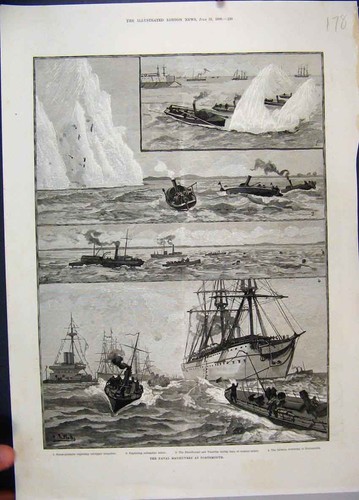 Original old antique print - antique,