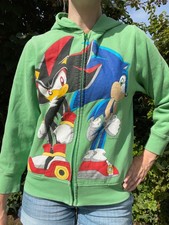 Next Boys SEGA Sonic / Shadow The Hedgehog Hoodie Sweatshirt Top / Plush Figure