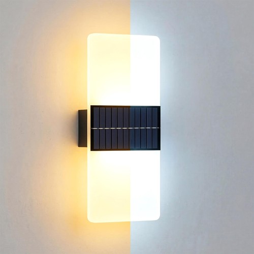 Dual white outdoor wall light - dual,