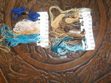 Peacock Bird PART Counted Cross Stitch Kit (for 15" x 10" 14 count) Used charts.