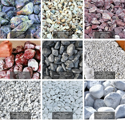 Decorative coloured stones - coloured,