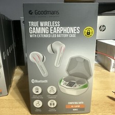 Brand New Goodmans True Wireless Gaming Earphones With Extended LED Battery Case