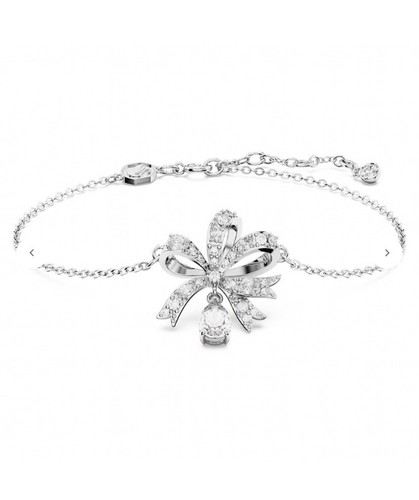 Swarovski hyperbola bow - bow, white