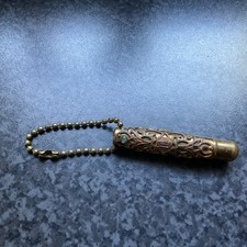 Vintage Ball-Point Pen With Jewels / Rhinestones Brass