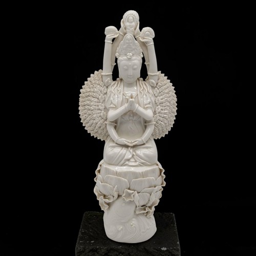 Old china buddhism white - 17",