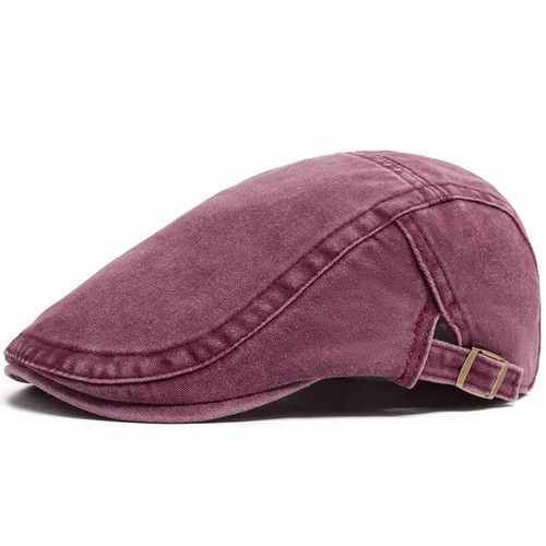 Men flat cap washed - flat,