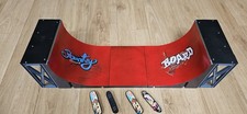 Mini Skate Park Finger Skateboard Ramp and Half Pipe with 4 Skateboards
