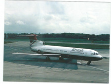 TRIDENT AIRCRAFT BRITISH AIRWAYS A WINGTIP  CARD NO W23