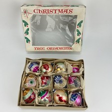 Vintage Box 12 Mercury Glass