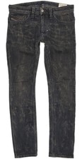 Diesel Thanaz 008S9 Men Black Skinny Slim Stretch Jeans W31 L31 (104570)