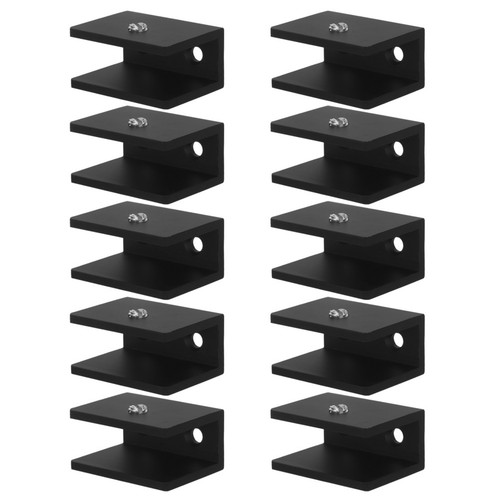 10pcs glass shelf bracket - glass,