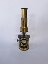 Antique Pocket Field Microscope Brass