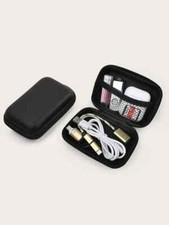 NEW HARD EVA SHELL PORTABLE CASE BOX Headset Earphone Earbud Storage Pouch Bag 