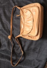 Soft tan Leather Handbag By