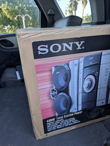 Sealed sony mhc gx450 mini - sealed,