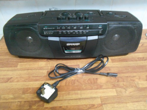 Sharp 272e stereo radio - sharp, wq-272e