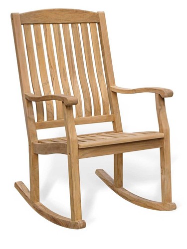 Teak garden rocking chair - rocking,